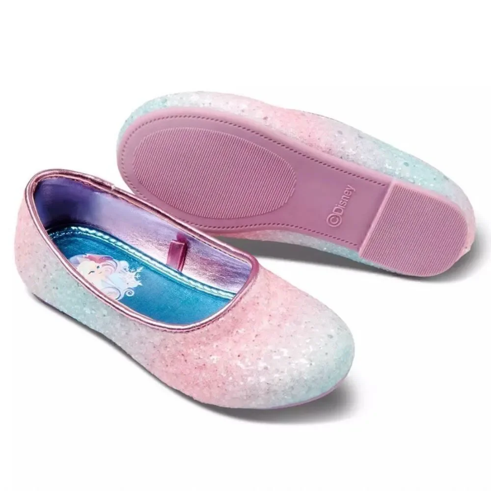 Frozen Dress Shoes Girls Anna Elsa NWT Disney Store Size 1 Ships Now